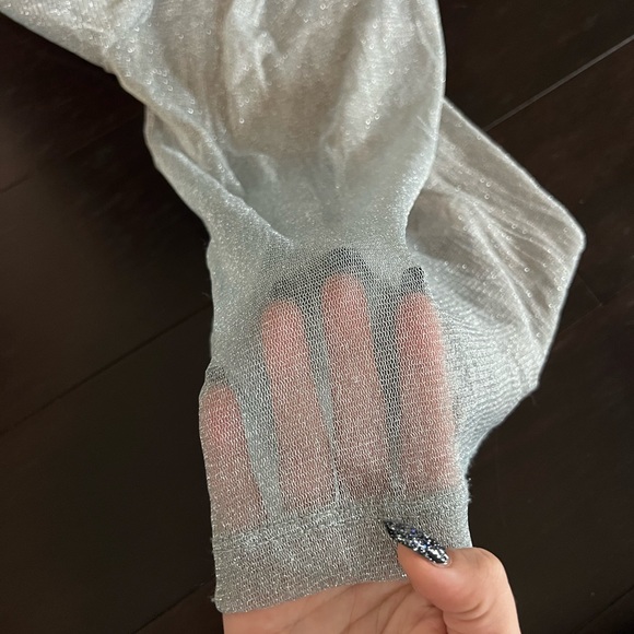 Sheer sparkly Zara top - Picture 3 of 3